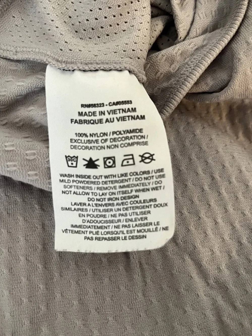 Nike Dri Fit Women's Long-Sleeve Performance Top - Taupe Gray